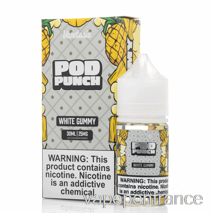 Gomme Blanche - Sels De Punch Vapetasia Pod - 30 Ml 25 Mg Stylo Vape